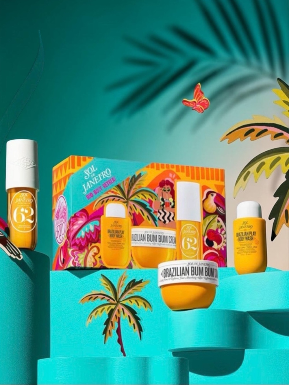 NIB Limited Edition Sol de Janeiro Rio Body Retreat Gift Set Cheirosa 62 - Picture 2 of 5